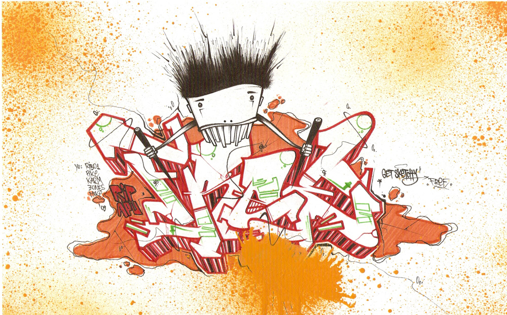 Graffiti verseny - terv-előzetes - Kzdi Skate Park
