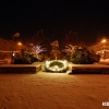 Adventi koszor� K�zdiv�s�rhely főter�n