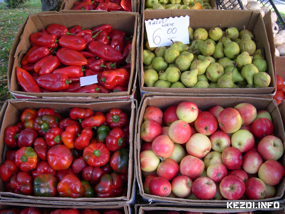 Falusi krte, alma, paprika - Hagyomnyos termkvasr Kzdivsrhelyen