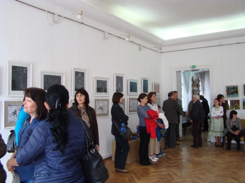 A kantai rajziskola tárlat megnyitója a múzeumban 2016 május 20