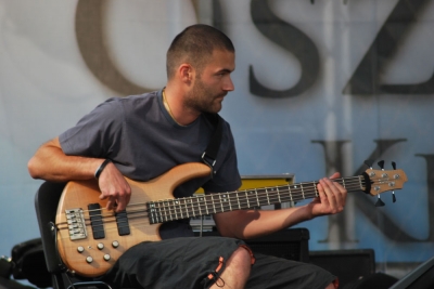 Bass on the stage