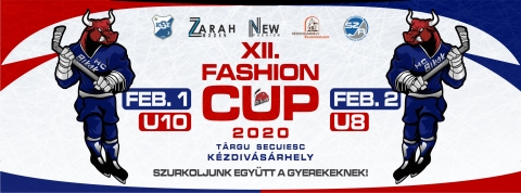 XII. Fashion Cup jégkorong bajnokság - 2020. február 1-én és február 2-án kerül megszervezésre a XII. Fashion Cup jégkorong bajnokság, az U10-es és U8-as kategóriákban a kézdivásárhelyi jégpályán.
Szurkoljunk együtt a gyerekeknek!