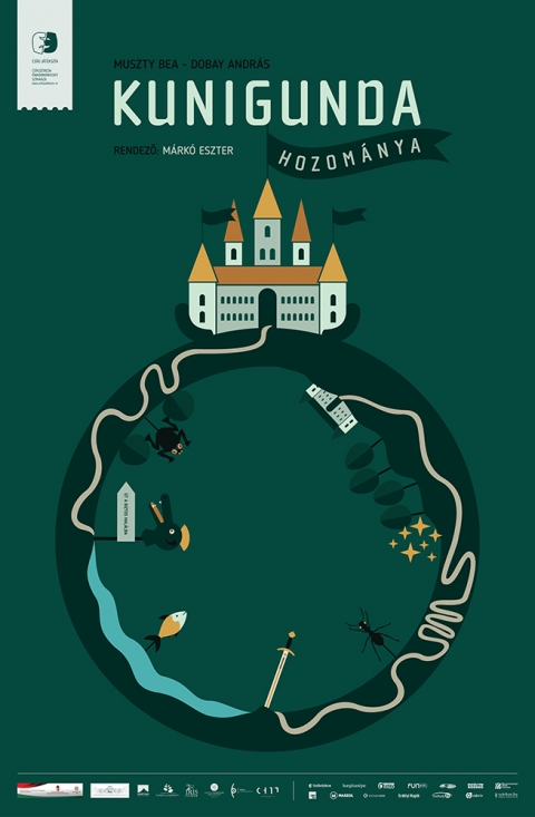Kunigunda hozománya - gyerekelőadás a Vigadóban - A Vigadó Művelődési Ház szervezésében, 2020. január 29-én (szerda) 10 és 12 órától a Csíki Játékszín Márkó Eszter rendezésében Kunigunda hozománya címmel mutatja be gyerekelőadását. Az előadásnak a Vigadó Művelődési Ház nagyterme ad otthont.
Legátó király birodalma tönkremegy és az országot csak az mentheti meg, ha Bandura, vagy Dákó királyfi gyorsan feleségül veszi valamelyik gazdag királylányt. A szépséges Kunigunda fényképe mindkettőjüket elvarázsolja és gondolkodás nélkül útnak indulnak, hogy legyőzve a veszélyes akadályokat, elnyerjék a kezét. A királylány anyukája, Moderáta királynő roppant okosan terveli ki a próbatételeket: csak az veheti feleségül Kunigundát, aki legyőzi az erdőben garázdálkodó Lila Kacaj boszorkányt, a vérszomjas sivatagi rablót, Ben Gazt és végül Hexametert, a szörnyűséges hatlábú sárkányt. Akárcsak a legtöbb mesében, a viszontagságos és próbákkal teli út végén ezúttal is kiderül: az igazság győz és mindenki elnyeri méltó jutalmát, vagy büntetését.
A belépő ára 5 lej