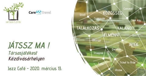 J�tssz Ma! - T�rsasj�t�kest K�zdiv�s�rhelyen m�rcius 13-�n, 18 �r�t�l a Jazz Caf�ban - M�rcius 13-�n K�zdiv�s�rhelyen a Jazz Caf�ban ker�l sor a J�tssz Ma! - T�rsasj�t�kestre a cs�kszeredai Hat�r�tl�pők Egyes�let szervez�s�ben. ( https://www.facebook.com/hataratlepok/ )

Aj�nljuk figyelm�kbe a rendezv�ny Facebook-esem�ny�t:
https://www.facebook.com/events/133739374681844/

A m�rcius 8-�n �rv�nybe l�pett korm�nyrendelet sem �llja �tj�t a j�t�knak. A rendezv�nyt siker�lt enged�lyeztetni a Kov�szna Megyei K�zeg�szs�g�gyi Igazgat�s�gn�l.  

�r�mmel v�runk minden j�tszani v�gy�t p�nteken 18 �r�t�l a Jazzbe! 