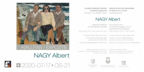 Nagy Albert festőművész kiállítása az Erdélyi Művészeti Központban