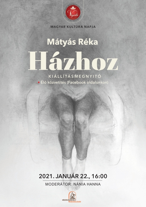 Mátyás Réka Házhoz című kiállításmegnyitója a Vigadó Művelődési Ház dísztermében