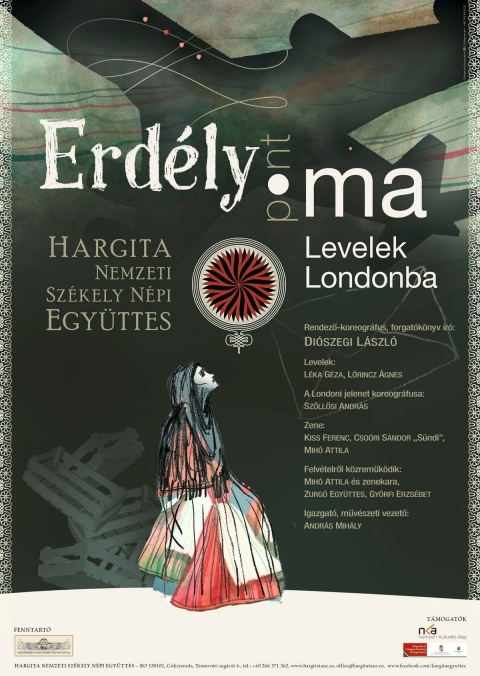 A Hargita Nemzeti Sz�kely N�pi Egy�ttes Erd�ly.ma - Levelek Londonban c�mű t�ncos előad�sa a Vigad�ban - A Vigad� Művelőd�si H�z szervez�s�ben, m�jus 18-�n (kedden) 19 �r�t�l a Hargita Nemzeti Sz�kely N�pi Egy�ttes Erd�ly.ma - Levelek Londonban c�mű t�ncos előad�s�t tekintheti meg a nagy�rdemű, a Vigad� Művelőd�si H�z nagyterm�ben.

Az Erd�ly.ma - Levelek Londonba c�mű előad�s rendező-koreogr�fus�nak �s forgat�k�nyv �r�j�nak, vagyis Di�szegi L�szl� v�lem�nye szerint �Az elm�lt harminc �v nagyon sok v�ltoz�st hozott. N�pdalaink, n�pt�ncaink ugyanazok, de az �let�nkben, f�jdalmainkban nem m�lt el nyomtalanul ez az ember�ltő. Az erd�lyi magyars�g �s n�pműv�szet ma tal�n m�g nagyobb vesz�lyben van, mint harminc �vvel ezelőtt. Az �vsz�zados kincseinket, a magyars�got ma nem a rom�n nacionalizmus, a kommunista diktat�ra fenyegeti. Ezek k�nnyen felismerhető, nyilv�nval� vesz�lyek voltak, amelyekkel �sszefog�ssal, erős hittel �s elsz�nts�ggal eredm�nyesen szembe lehetett sz�llni. Ma sokkal alattomosabb folyamatok tűntek fel. A j�l�tet, gazdagod�st, boldogul�st k�n�l� globaliz�ci� �gy em�szti fel �vsz�zados kincseinket, hogy szinte �szre sem vessz�k azok visszaford�thatatlan elm�l�s�t.

Mindenn�l időszerűbb ma erről a lopakod�, fenyegető, �rt�keinket felem�sztő vesz�lyről a műv�szet nyelv�n sz�lni. Arr�l, hogy ma nem a rom�n nacionalizmus, hanem a falvak lakoss�g�nak tragikus el�reged�se, a fiatalok kiv�ndorl�sa miatt szűnnek meg a magyar iskol�k. Arr�l, hogy az erd�lyi falvak vil�g�t�l teljesen idegen, az amerikai �p�nzcsin�l� t�rsadalom� szeml�lete n�lunk is ellen�llhatatlanul terjed, �s nyeli el azt a csod�latos, emberi vil�got, amely az �vezredes eur�pai kult�ra egyik meghat�roz�ja, keleti b�sty�ja volt. Arr�l, hogy �vsz�zados k�z�ss�gi �nnepeinket, a keresztelőket, katonab�cs�kat, b�lokat �s kal�k�kat felv�ltj�k az �cska import alkalmak, amelyek gagyi, �zleti akci�kk� sil�ny�tj�k �rt�keinket. Arr�l, hogy a p�nz �s a szerz�s rem�ny�től megsz�d�lt fiataljaink �Angl�ban�, �Italiban�, �Sp�nben� dolgoznak hajnalt�l �jszak�ig, �s maguknak sem merik bevallani, hogy �sszekuporgatott p�nz�kkel csak otthon lehetnek valakik, �vente k�t h�tig boldogok.

A műsor eml�k �s riaszt�s. Egyszerre mutatja a gy�ny�rűs�ges m�ltbeli �rt�keinket �s aggodalmas jelen�nket.�

Rendező-koreogr�fus, forgat�k�nyv �r�: Di�szegi L�szl�
Levelek: L�ka G�za, Lőrincz �gnes
A Londoni jelenet koreogr�fusa: Szőllősi Andr�s
Zene: Kiss Ferenc, Cso�ri S�ndor �S�ndi�, Mih� Attila
Felv�telről k�zreműk�dik: Mih� Attila �s zenekara, Zurg� Egy�ttes, Gy�rfi Erzs�bet
Igazgat�, műv�szeti vezető: Andr�s Mih�ly
A műsor a Nemzeti Kultur�lis Alap t�mogat�s�val j�tt l�tre.

A bel�p�s regisztr�ci� seg�ts�g�vel lehets�ges, a helyek sz�ma korl�tozott!

Jegy�r: 20 lej
Di�koknak �s nyugd�jasoknak 10 lej