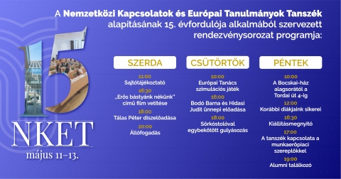 15 �ves a Sapientia EMTE Nemzetk�zi Kapcsolatok �s Eur�pai Tanulm�nyok Tansz�ke - 15 �ves a Sapientia EMTE Nemzetk�zi Kapcsolatok �s Eur�pai Tanulm�nyok Tansz�ke

A Sapientia EMTE Nemzetk�zi Kapcsolatok �s Eur�pai Tanulm�nyok Tansz�ke k�zvetlen�l Rom�nia EU-csatlakoz�sa előtt, 2006 szeptember�ben j�tt l�tre. Ennek megfelelően feladata az eur�pai �gyekben j�rtas, motiv�lt �s felk�sz�lt fiatal szakemberek k�pz�se, akik az erd�lyi magyars�g szolg�lat�ra lehetnek az �j helyzetben. A Tansz�k megalakul�s�nak 15. �vfordul�j�t eredetileg 2021 ősz�n tervezt�k meg�nnepelni, de a koronav�rus vil�gj�rv�ny negyedik hull�m�nak cs�cs�n erre term�szetesen nem ker�lhetett sor. Ez�rt lett egy f�l�ves cs�sz�s, de az �vfordul� meg�nnepl�s�re m�g a tan�v v�ge előtt imm�r lehetős�g ny�lt. 

A k�zismert nev�n NKET Tansz�k oktat�si k�n�lata kezdetben csak egy alapk�pz�si szakb�l �llt, a Nemzetk�zi Kapcsolatok �s Eur�pai Tanulm�nyok Szakb�l, majd 2011-től a Budapesti Gazdas�gi Főiskola (ma Budapesti Gazdas�gi Egyetem) K�lkereskedelmi Kar�val (BGE KKK) egy�ttműk�d�sben � annak sz�khelyen k�v�li k�pz�si form�jak�nt � Nemzetk�zi Tanulm�nyok mesterk�pző is indult. Ebből fejlőd�tt ki 2014 szeptember�től a Tansz�k saj�t, nagy sikerű mesterk�pzője, a Diplom�cia �s Interkultur�lis Tanulm�nyok mesterszak. Oktat�si k�n�latunk imm�r 5 �ve doktori iskol�t is mag�ban foglal, amely a k�zigazgat�studom�ny szakter�let�n a budapesti Nemzeti K�zszolg�lati Egyetemmel (NKE) egy�ttműk�d�sben val�sul meg.
A k�pz�si tartalom �s misszi� tekintet�ben �sszess�g�ben elmondhat�, hogy a Nemzetk�zi Kapcsolatok �s Eur�pai Tanulm�nyok Tansz�k a fent eml�tett k�pz�si k�n�lat r�v�n az elm�lt 15 esztendőben az erd�lyi magyars�g egyik fontos �rdekk�pviseleti k�pzőhely�v�, h�tt�rint�zm�ny�v� v�lt, sz�mos vezető szakembert, munkat�rsat biztos�tva a kisebbs�gi k�z�ss�g civil, ifj�s�gi, egyh�zi, politikai stb. int�zm�nyeinek.

Fenn�ll�s�nak m�sf�l �vtizede alatt a Tansz�k sz�mos felsőoktat�si �s k�zint�zm�nnyel, tudom�nyos műhellyel, civil szervezettel �p�tett ki szakmai partneri kapcsolatokat. K�l�n�sen szoros kapcsolatban �ll az NKE �s a BGE mellett a E�tv�s L�r�nd Tudom�nyegyetemmel, a Budapesti Corvinus Egyetemmel, a Metropolitan Egyetemmel, a Partiumi Kereszt�ny Egyetemmel stb. �lland� egy�ttműk�dő partner�nk Magyarorsz�g Kolozsv�ri Főkonzul�tusa, a Kincses Kolozsv�r Egyes�let, a Rom�niai Nemzeti Kisebbs�gkutat� Int�zet, a miskolci sz�khelyű Gul�g- �s Gupvikutat�k Nemzetk�zi T�rsas�ga stb. A vel�k val� egy�ttműk�d�s�nk r�v�n bőv�lt oktat�si k�n�latunk �s megval�sulhattak k�l�nleges szakmai programjaink.

A Tansz�k oktat�si filoz�fi�ja arra �p�l, hogy a fel�letes �s eredm�nyszeg�ny t�megk�pz�s helyett val�di szakmai felk�sz�t�st ny�jtson. Ez�rt eleve a kiscsoportos oktat�sra �llt r�. Ez biztos�thatja a k�zvetlen tan�r-di�k kapcsolatot, ami alapja a sikeres oktat�snak. A Nemzetk�zi Kapcsolatok �s Eur�pai Tanulm�nyok Szak ez�rt korl�tozott sz�m� helyet hirdet a felv�telin: 23 tand�jmentest �s 7 tand�jhozz�j�rul�sost (ami jelk�pesnek mondhat� �ves tand�jat felt�telez). Hasonl�k�ppen a Diplom�cia �s Interkultur�lis Tanulm�nyok mesterszak is 8 tand�jmentes �s 7 tand�jhozz�j�rul�sos helyet hirdet minden �vben. Ennek megfelelően alapk�pz�ses �s mesteris �vfolyamaink viszonylag kis l�tsz�m�, de j�l �sszeszokott, magas belső koh�zi�val b�r� di�kcsoportokat alkotnak. 

V�gzettjeink sz�ma az elm�lt �vek alatt igen sz�pen gyarapodott: �sszesen 387 fiatal kezdte meg n�lunk tanulm�nyait az alapk�pz�si szakon, ami 15 �v alatt �tlagosan majdnem 26 (25,8) di�kot jelent �vfolyamonk�nt. A mesterk�pzőn, annak 8 �ves műk�d�se alatt, ez az �tlag megk�zel�tőleg 9 (8,62). Elősz�r 2009-ben volt v�gzős �vfolyamunk a 3 �ves alapk�pz�sen, s az az�ta eltelt időben �sszesen 13 �vfolyam v�gzett, 132 tanulm�nyaiban integralista hallgat�val. Nagy t�bbs�g�k (�sszesen 114) sikeresen �llamvizsg�zott is. A 2016 �ta �sszesen 6 v�gzős mesteri �vfolyamunkban 33 di�k v�gezte el a k�t�ves k�pz�st, akiknek t�bb mint k�tharmada, 23 hallgat� sikeresen megv�dte mesteri disszert�ci�j�t. �sszess�g�ben teh�t jelentősen meghaladja m�r a sz�zat azon diplom�val is rendelkező magyar szakemberek sz�ma, akik a Sapientia EMTE keret�ben anyanyelv�k�n v�gezt�k el a Nemzetk�zi Kapcsolatok �s Eur�pai Tanulm�nyok, valamint a Diplom�cia �s Interkultur�lis Tanulm�nyok mesteri szakot.

B�szk�k vagyunk di�kjainkra, akiknek nagyszerű eredm�nyei visszaigazolj�k a kiscsoportos oktat�s �ltal ny�jtott magasabb sz�nvonal� szakmai k�pz�st. Hallgat�ink rendszeresen r�sztvesznek a Kari Tudom�nyos Di�kk�ri Konferenci�kon, ahol eddig k�zel 80 sikeres TDK-dolgozattal (I., II., III. d�jak, k�l�nd�jak, d�cs�retek) szerepeltek. T�bben k�z�l�k az OTDK-ra is kijutottak, ahol szint�n remek�l szerepeltek: I. d�jak, k�l�nd�jak fűződnek itt is a nev�kh�z, amelyekkel int�zm�ny�nk h�rnev�t is �regb�tik. Legt�bbj�k a nagyon sikeres Tutori Programunk r�sztvevője, amelynek keret�ben �vente 5�10 hallgat�nk oktat�ink k�zvetlen ir�ny�t�s�val v�gez szakmai kutat�munk�t.

Di�kjaink sz�m�ra a n�lunk t�lt�tt egyetemi �veik alatt az egyik legnagyobb �lm�ny a 2007 �ta minden k�t �vben (eddig �sszesen 7 alkalommal) megszervezett, egyhetes br�sszeli tanulm�ny�t, amelynek keret�ben az Eur�pai Uni� vezető int�zm�nyeit l�togatjuk meg. Ezt eg�sz�tik ki bukaresti �s budapesti tanulm�ny�tjaink, amelyek az �llami int�zm�nyek jobb megismer�s�re f�kusz�lnak. Legut�bb 2022. �prilis 12�15-e k�z�tt j�rtunk 17 fős di�kcsapatunkkal Bukarestben, ahol m�sok mellett Kelemen Hunor minisztereln�k-helyettes �s Hegedűs Csilla �llamtitk�r is fogadott minket. 
A Nemzetk�zi Kapcsolatok �s Eur�pai Tanulm�nyok Tansz�k m�r l�trehoz�s�t�l kezdődően Egyetemi Estek c�mmel igen sikeres előad�ssorozatot ind�tott �tj�ra. Ennek t�m�ja a Vil�gpolitika a XXI. sz�zadban, s m�ra m�r k�zismert lett Kolozsv�ron. L�nyege, hogy k�lsős megh�vottaink (egyetemi oktat�k, k�lpolitikai elemzők, szakemberek) a nagyk�z�ns�g előtt is nyitott előad�suk keret�ben mutatj�k be kutat�si eredm�nyeiket �s sz�mos aktu�lis t�m�t. Az elm�lt 15 �v alatt �sszesen 64 Egyetemi Est�nk volt, amelyeken előad�ink h�rom kontines majd 10 orsz�g�b�l �rkeztek. Csak n�h�nyukat kiragadva, előad�st tartott n�lunk Tők�s L�szl� p�sp�k, Szil�gyi M�ty�s kor�bbi kolozsv�ri magyar főkonzul, dr. Vekov K�roly t�rt�n�sz, dr. Ferber Mikl�s, az Eastern Michigan University Ipari Technol�gia Kar�nak professzora, dr. V�mos L�szl�n�-Katalin igazs�g�gyi főtan�csos, Madridban Nemzetk�zi Protokoll �rdemrenddel kit�ntetett szak�rtő stb.

Tudom�nyos tev�kenys�g�nk nemzetk�zi adatb�zisokban jegyzett, angol nyelvű szakmai foly�rat kiad�s�t is mag�ban foglalja. Az Acta Universitatis Sapientiae sorozat keret�n bel�l a Tansz�khez kapcsol�dik a European and Regional Studies sorozat, amely imm�r 20 kiadott lapsz�mot �rt el, benne a Tansz�k oktat�inak tanulm�nyaival �s sz�mos hazai meg k�lf�ldi jeles szakember tudom�nyos �r�saival. Foly�iratunk �vente k�t megjelenő lapsz�m�ban t�bb nemzetk�zi kutat�si projekt�nk eredm�nye is szerepel. Jelenleg h�rom fut� nemzetk�zi projekt�nk van partnerint�zm�nyekkel Olaszorsz�g�l, Spanyolorsz�gb�l, Portug�li�b�l, Walesből, Belgiumb�l, Hollandi�b�l, G�r�gorsz�gb�l, Magyarorsz�gr�l, Szlov�ni�b�l, stb.

A Tansz�k kimagasl� tudom�nyos tev�kenys�g�t bizony�tja, hogy fenn�ll�s�nak 15 �ve alatt 23 nagyobb szab�s� konferenci�t, k�z�tt�k sz�mos nemzetk�zi jellegű szakmai f�rumot szervezett. Ezek k�z�l t�bb a kisebbs�gi jogok t�mak�r�ben ker�lt megszervez�sre k�t�vi rendszeress�ggel, kezdve a 2008-as European Union � Nations and Minorities c�mű, nemzeti kisebbs�gek helyzet�t vizsg�l� �s felt�r� konferenci�val. E nagysikerű sorozat k�vetkező rendezv�ny�re �ppen a k�zelj�vőben, 2022. m�jus 26�27-�n ker�l sor, a mintegy 25 előad�sb�l �ll� Framing kinstate policies: public arena and scholarly debates. Focus on CEE and Hungary c�met viselő nemzetk�zi konferencia form�j�ban. Mindezek mellett, magyar vonatkoz�sban eml�t�sre �rdemes a magyar civilek szovjetuni�beli fogs�g�t bemutat�, �tt�rő jellegű, 2014 okt�beri konferenci�nk is Szovjet deport�l�sok a K�rp�t-medenc�ben 1944�1945-ben c�mmel, amelynek sikere folyt�n 2024 ősz�re tervez�nk egy �jabb, hasonl�an nagyszab�s� rendezv�nyt a t�m�ban.

V�g�l r�viden �sszefoglalva a n�lunk v�gzett hallgat�k, alumnisaink helyzet�t, elmondhat�, hogy di�kjainkat sikeresen �ll�tjuk p�ly�ra: 51%-uk a sz�les �rtelemben vett szakm�ban helyezkedik el, t�bb mint 27%-uk tov�bbtanul. T�bben komoly karriert futnak be. K�z�tt�k van konzul (Holl�sy Rich�rd), sőt �llamtitk�r is (Kacs�-Doboly Izabella-M�ria).