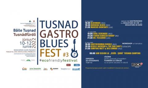 TUSNAD GASTRO BLUES FEST #3/2022 - TUSN�DF�RDŐ: �koturizmus, wellness, gasztron�mia �s blues - TUSNAD GASTRO FEST #3/2022 - TUSN�DF�RDŐ: �koturizmus, wellness, gasztron�mia �s blues

2022 j�nius 10 �s 12-e k�z�tt szeretettel v�runk a TUSNAD GASTRO BLUES FEST harmadik kiad�s�ra, ahol egyedi elgondol�sban, harmonikusan, az intenz�v �rz�ki �lm�nyeknek teret adva elegyedik az �lőzene a gasztron�mi�val. Az #EcoFriendlyFestivals szlogen alatt szervezett TUSNAD GASTRO FEST t�bb tematikus esem�nyből �ll, ezek c�lja pedig a Tusn�df�rdő �s K�rny�ke �koturisztikai �vezet n�pszerűs�t�se. A fesztiv�l l�trej�tt�t az ACCENT Geo�kol�giai Szervezet kezdem�nyezte a Tusn�df�rdői Polg�rmesteri Hivatal t�mogat�s�val. K�t rendk�v�li helyzetben, 2020 szeptember�ben �s 2021 j�nius�ban megszervezett kiad�ssal a fesztiv�l felkeltette az �rtő k�z�ns�g �rdeklőd�s�t, ami term�szetesen a folytat�shoz is kedvet adott.

#TusnadGastroBluesFest h�rom premiert hoz Rom�ni�ba: a brit MARCUS BONFANTIt, a gazdag sz�l�karriert felvonultat� git�rost, aki 2014-ben �tvette Joe Gooch hely�t a h�res TEN YEARS AFTERben; a legend�s brit egy�ttest, az 1971-ben alakult DR. FEELGOODot, akiket fők�nt az időtlen sl�gereikről, a �She Does It Right�-r�l, a �Roxette�-ről, a �Back in the Night�-r�l �s a  �Milk and Alcohol�-r�l ismerhet�nk; valamint a GISELE JACKSON & THE SHU SHU�St.

A kiv�l�, nemzetk�zileg elismert sz�jharmonik�s, a magyar műv�sz, Pribojszki M�ty�s aka JUMPING MATT is visszat�r a fesztiv�l sz�npad�ra, ez�ttal zenekar�val, teljes fel�ll�sban, JUMPING MATT & HIS COMBOk�nt, aminek a k�rt�sei �Custom Big Band�-k�nt ismertek.

A harmadik kiad�s is tartogat rom�niai meglepet�seket: a BURNING BLUES egy�ttes, melynek tagjai a k�t �valamikori Survolaj�, Szab� Zsolt � git�r, Moln�r Levente � dobok mellett Nagy �Bogy� Bogdan � vok�l �s sz�jharmonika �s  Ştefan Czifrak basszusgit�ros is. A SOUL SERENADE h�rom zen�sze (Adelina Chivu � vok�l, basszusgit�r �s kazoo; Andrei Rotariu � vok�l, git�r �s sz�jharmonika; Codrut Andrei � mandolin) egybeolvasztja az amerikai hagyom�ny st�lusait �s eszt�tik�it, a 19. sz�zad v�gi bluest�l a �30-as �vek jazz �s swing hangz�s�ig. A FLORIN GIUGLEA TRIO (Florin Giuglea � git�r, vok�l; Adrian Ciuplea � basszusgit�r; Vlad Isac �  dobok) mag�val hozza Tusn�df�rdőre az elektromos blues m�gi�j�t, bele�gyazva a lelk�k egy darabk�j�ba � �Invitation to the Blues� (deb�talbum). Magunk k�zt tudhatjuk majd Zsugya Robert Cristian aka. SOUTHERNMAN ROBBIEt is, a country blues előad�t �s zeneszerzőt. Azon kev�s rom�niai műv�szek egyike, aki az Egyes�lt �llamok d�li r�sz�nek blues�val foglalkozik, a k�rny�k specifikus akcentus�t haszn�lja, k�l�nb�ző technik�kat kombin�l, a slide guitart, a finger pickinget, a hangot �s a kazoot.

Ahogy meg�g�rt�k, minden �vadban teret adunk fiatal, �tjuk elej�n �ll� tehets�geknek. A fesztiv�lt cs�t�rt�k�n, j�nius 2-�n a BLUEMANS nyitja � �jkeny�r egy vintage kemenc�ből. Ebben az esetben a kemence a blues, a keny�r pedig az eredm�ny, amire a zenekar n�gy tagja jutott. Ne ijesszen meg az, hogy �az egy�ttes 2019-ben alakult�. A fi�k r�g�ta egy�tt zen�lnek, főleg, ha Adrian Tetradera (dobok),  Alin Neagoera (basszusgit�r) �s Alexandru Mateire (billentyűk) gondolunk. Alexandru Cismaru a j�vev�ny ebben az �kosziszt�m�ban, egyenesen a Missi� eln�z�st, a Duna-delt�b�l �rkezett a Văcărești delta legelőire, sok odaad�ssal �s optimizmussal. De az�rt a gasztron�mi�r�l se feledkezz�nk el, hiszen m�giscsak egy Gastro Blues fesztiv�lr�l van sz�

A csűrben megszervezett esti jam sessionokat pedig nagy val�sz�nűs�ggel a brass�i CRISTY OPREA blues zen�sz/sz�jharmonik�s band�ja a FERNET BLUES COMPANY nyitja majd, akinek t�bbek k�z�tt olyan nevek �rt�kelt�k munk�ss�g�t mint Buddy Guy, Big Daddy Wilson, stb.

Ha szeretitek a bluest, nem lehet, hogy ne l�togass�k meg legal�bb egyszer Șonit. Ez �vben is Tusn�df�rdőre k�lt�zik a Papa la Șoni bogr�csaival, ahol 3 napon kereszt�l finoms�gokkal szolg�lnak. A fesztiv�lr�l a helyi �tkek, a guly�s, a k�rtőskal�cs �s a l�ngos sem fog hi�nyozni, de aki �k�nnyebb� �teleket k�v�n, az sem marad �hen, hiszen olasz �telből is lesz el�g, s mindezek ut�n mind el tudjuk majd magunkat k�nyeztetni egy kis k�zműves csokol�d�val. J�nius 3-�n �s 4-�n k�t-k�t GASZTRON�MIAI ESEM�NY ker�l megrendez�sre BORK�STOL�VAL �s S�RK�STOL�VAL, 12:30 �s 14:00, valamint 15:00 �s 16:30 k�z�tt. A rendezv�nyen mesterszak�csok k�sz�tm�nyei ker�lnek bemutat�sra, ezekhez tal�l� bor- �s s�rv�logat�sokkal, a fesztiv�l sommeli�rj�nek aj�nl�s�val. A fesztiv�l helyet ad egy, az előző kiad�sokr�l k�sz�lt f�nyk�pekből �ssze�ll�tott FOT�KI�LL�T�SNAK is, �s egy TEMATIKUS WORKSHOP-sorozatnak, ami majd bevezeti az �rdeklődőket a blues rejt�lyeibe. A workshopokon val� r�szv�tel ingyenes, a helyek limit�ltak.