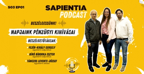 �jdons�ggal indul a Sapientia Podcast harmadik �vada - �jdons�ggal indul a Sapientia Podcast harmadik �vada - a gazdas�gi rovat h�zigazd�ja dr. B�r� B�borka Eszter egyetemi adjunktus, megh�vott vend�gei dr. Fej�r-Kir�ly Gergely egyetemi adjunktus �s T�nczos Levente-J�zsef egyetemi oktat�


�r�mmel jelentj�k be, hogy folytat�dik a Sapientia Podcast sorozatunk, harmadik �vaddal menetel�nk tov�bb, ebben a tan�vben is nagyon v�ltozatos t�m�kkal, napjainkat meghat�roz� jelens�gekkel �s izgalmas, aktu�lis diskurzusokkal v�rjuk a hallgat�kat. 

A mostani �vad �jdons�ga, hogy t�bb rovattal jelentkez�nk, minden rovatnak saj�t h�zigazd�ja van, emellett pedig vide� felv�tellel is gazdagodnak a besz�lget�sek, ugyanis ezent�l a Youtube-csatorn�nkon is k�vethető a besz�lget�s. Havi k�t ad�ssal k�sz�l�nk, �me az első nagyon aktu�lis �s mindenkit foglalkoztat� t�m�nk, napjaink p�nz�gyi �s gazdas�gi kih�v�sai.

�jdons�gokkal indul a Sapientia Podcast harmadik �vada, hiszen ezent�l nemcsak hanganyag k�sz�l egy-egy besz�lget�sről, hanem vide�felv�tel is. 

Ebben az �vadind�t� r�szben napjaink v�ltoz� gazdas�gi �s p�nz�gyi kih�v�sair�l besz�lget�nk, �s olyan k�rd�seket j�runk k�rbe, mint: 

Mi t�rt�nik az eur�val?
Ilyen infl�ci�s k�zegben mit tehet�nk a p�nz�nkkel?
Milyen befektet�si lehetős�gek vannak?
Mi van az energia�rakkal?
Mindenki v�ls�gr�l, v�ls�gos helyzetről besz�l, m�g sincs recesszi�?
A gazdas�gi rovat h�zigazd�ja dr. B�r� B�borka Eszter egyetemi adjunktus, megh�vott vend�gei pedig dr. Fej�r-Kir�ly Gergely egyetemi adjunktus �s T�nczos Levente-J�zsef egyetemi oktat�.

Ha k�v�ncsi vagy, hogy milyen v�laszok sz�letnek, esetleg �rdekelnek tippek a p�nz�gyeink okos kezel�s�vel kapcsolatban, akkor mindenk�pp k�vess minket a Spotify-oldalunkon vagy n�zd meg a YouTube-csatorn�nkon a vide�t.

https://www.youtube.com/watch?v=PdIiUyNIPcM

Elsők�nt egy nagyon aktu�lis t�m�t hoztunk, napjaink v�ltoz� gazdas�gi �s p�nz�gyi kih�v�sair�l besz�lget�nk, olyan k�rd�seket j�runk k�rbe, mint mi t�rt�nik az eur�val, mi van az energia�rakkal, milyen befektet�si lehetős�gek vannak?

A gazdas�gi rovat h�zigazd�ja dr. B�r� B�borka Eszter egyetemi adjunktus, megh�vott vend�gei pedig dr. Fej�r-Kir�ly Gergely egyetemi adjunktus �s T�nczos Levente-J�zsef egyetemi oktat�.

J� sz�rakoz�st hozz�!

N�zhető a YouTube-csatorn�nkon: https://tinyurl.com/2aut42yp
Hallgathat� a Spotify-on: https://tinyurl.com/4aekt2jh