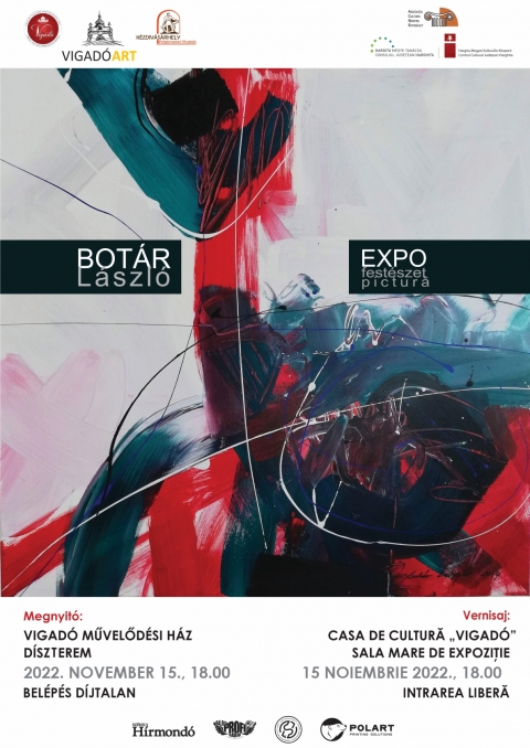 Botár László festő, formatervező, grafikus Bizarr kapcsolatok című kiállításának megnyitója a Vigadó Művelődési Ház dísztermében - Botár László festő, formatervező, grafikus Bizarr kapcsolatok című kiállításának megnyitója a Vigadó Művelődési Ház dísztermében.
A Vigadó Művelődési Ház szervezésében, 2022. november 15-én (kedd), 18 órától, Botár László (festő, formatervező, grafikus) kiállításának megnyitóján vehetnek részt az érdeklődők a Vigadó Művelődési Ház dísztermében. A kiállítás a Bizarr kapcsolatok címet viseli, amely egy sorozat harmadik részét képezi.
Botár László négy éve dolgozik a sorozat megalkotásán, amelyet a Vándorló érzelmek című szériája előzött meg. Bevallása szerint ez idő alatt a kósza és vándorló érzelmek bizarr kapcsolatokká rendeződtek.
A sorozat nagyon egyéni szemléletmódot képvisel, a festő éveken át azon dolgozott, hogy a figuratív dolgokat kiküszöbölje, mert véleménye szerint egy mimikával sok érzelmet lehet közölni. Ő ezt minimalizálta, arra törekedve, hogy csak színekkel és formákkal közöljön érzéseket, emellett fontos volt számára, hogy az egyén és a társadalom viszonyát kevéssel, de maximálisan vissza tudja adni.
Az akril, vászon és pár szénfestmény is jelen lesz a kiállításon, minden alkotás mellé címet is rendel Botár László, és azt kéri a nézőktől, hogy őszintén döntsék el: tetszik vagy sem a műalkotás, mennyire érintette meg őket.
– Az alkotásaimat nem kell túl filozofálni, minden néző fog kapni egy fogódzót és egy-egy címet, hogy milyen irányba kell elindulnia – hangsúlyozta Botár.
A kiállítást Székedi Ferenc műkritikus, publicista nyitja meg.
Várjuk szeretettel!
Belépés díjtalan.