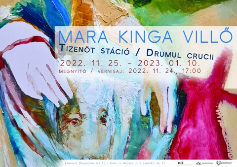 Mara Kinga Villő festőműv�sz ki�ll�t�sa a Pincegal�ri�ban