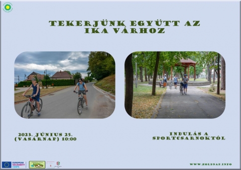 Bringázzunk az Ika várhoz - 2023. június 25-én (vasárnap) reggel 10:00-kor a Zöld Nap Egyesület biciklitúrát szervez a céhes város Sportcsarnokától az elmúlt években kialakított Nemere Útján. A megmozdulás alkalmával az alábbi településeket érintik: Kézdivásárhely - Torja - Futásfalva - Ikafalva - Felsőcsernáton (Ika vára) - Kézdivásárhely. A túrakerékpározás remek kikapcsolódást, sportolási lehetőséget, valamint testi és lelki feltöltődést biztosít a résztvevők számára. A túra folyamán kulturális - természeti látványosságok megtekintésére is sor fog kerülni.
Szükséges felszerelés: az időjárásnak megfelelő öltözet, élelem és pénz igény szerint, és természetesen a jó állapotban lévő kerékpár. A túra nem túl nehéz, 10 éves kortól, sebességváltós biciklivel teljesithető. Sisak viselése melegen ajánlott, főleg a fiataloknak. Minden érdeklődőt szeretettel várnak, a 14 éven aluli gyermekek csak előzetes egyeztetés alapján írásos szülői engedéllyel jöhetnek a 48 km hosszú bringázásra. (ezzel kapcsolatos formanyomtatvány és bővebb információ a szervezőktől igényelhető).
Előzetesen regisztrálni, jelentkezni Ráduly Attilánál (0766 611066 vagy az office@zoldnap.info e-mail címen) lehet. A túrán a részvétel ingyenes, eső vagy rossz idő esetén elmarad.
Támogató: a Bethlen Gábor Alapkezelő Zrt. és az Európai Szolidaritási Testület
Médiatámogatók: Kezdi.info, Székely Hirmondó, Siculus Rádió, Háromszék, Profi Rádió, Szék-helyek
Plakátterv: Mariam Evanessyan