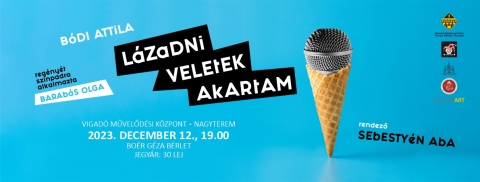 B�di Attila: L�zadni veletek akartam c�mű kort�rs dramaturgi�ja a Bo�r G�za b�rleteseknek - A Bo�r G�za b�rleteseket v�rj�k

A k�zdiv�s�rhelyi Udvart�r Sz�nh�z 2023/2024-es �vadra sz�l� b�rletrendszere keret�ben m�sodszor j�tssza a Vigad� Művelőd�si K�zpont nagyterm�ben B�di Attila: L�zadni veletek akartam c�mű kort�rs dramaturgi�j�t a Yorick St�di� �s a Marosv�s�rhelyi Nemzeti Sz�nh�z Tompa Mikl�s T�rsulata, k�z�s produkci�ban, Sebesty�n Aba rendez�s�ben.

Ez�ttal, december 12-�n 19 �r�t�l a Bo�r G�za b�rleteseket v�rj�k, jegyek szabadelad�sban is kaphat�ak, 30 lejes �ron.

- - -
A t�rt�net a Ceaușescu-diktat�ra utols� heteiben j�tsz�dik. Ennek a rem�nytelen időszaknak a legm�lyebb �s legs�t�tebb bugyrait mutatja meg
nek�nk a szerző, a leg�rz�kenyebb koroszt�lyon, a kamaszok szem�n kereszt�l.

H�rom �retts�gi előtt �ll� fi� az �let szűk�ss�ge ellen l�zadva rendszerellenes akci�kba kezd. Noha a l�zad�nak sz�letett P�ter, a hatalom �s bar�tai k�z�tt őrlődő, konformista Zoli �s az eg�sz vil�ggal, benne saj�t mag�val is b�k�tlens�gben �lő �ron ind�t�kai eg�szen elt�rőek, a kezdeti sikerek m�mor�t�an hatnak mindannyiukra. Harminc �vvel k�sőbb egy oszt�lytal�lkoz� alkalm�val kell szemben�zni�k tetteik val�di k�vetkezm�nyeivel.

30 �v ut�n, amikor egyre ink�bb elhalv�nyul az akkori t�rt�nelem tapasztalata, egyre kevesebb embert �rdekel az, hogy mi mi�rt t�rt�nhetett meg �s annak mi a k�vetkezm�nye, nagyon fontos ism�t besz�lni erről. Felid�zni, mes�lni, gondolkodni r�la. T�kr�t tartani.

*
Szereposzt�s:
L�SZL� CSABA � SEBESTY�N ABA � SZ�SZ CSABA
- - -
Zeneszerző:
C�RI TIBOR � SZ�SZ CSABA
D�szlet- �s jelmeztervező:
S�S BE�TA
Sz�npadi adapt�ci�:
BARAB�S OLGA
Operatőr:
KOMESZ SZILVIA
Rendezőasszisztens:
TAL�N VANDA
�gyelő:
SZAK�CS L�SZL�
S�g�:
T�TH KATALIN
-
RENDEZŐ: SEBESTY�N ABA
- - -
Regisztr�ci� �s tov�bbi inform�ci�k: 0730 600 279.