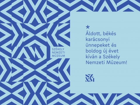 A sepsiszentgyrgyi Szkely Nemzeti Mzeum nyitvatartsa az nnepek alatt - ldott, bks karcsonyi nnepeket s boldog j vet kvn a Szkely Nemzeti Mzeum vezetősge, munkakzssge!


A sepsiszentgyrgyi Szkely Nemzeti Mzeum az albbi nyitvatartst alkalmazza az nnepek alatt.

2023. december 23., szombat: 09:00-14:00
2023 december 24., vasrnap: 09:00-14:00
2023. december 25., htfő: ZRVA
2023. december 26., kedd: ZRVA
2023. december 27-29 kztt: 09:00-16:00
2023. december 30-n s 31-n: 09:00-14:00
2024. janur 1., htfő: ZRVA
2024. janur 2., kedd: ZRVA

Janur 3-tl, szerdtl a megszokott nyitvatartsi időben vrjuk vendgeinket.