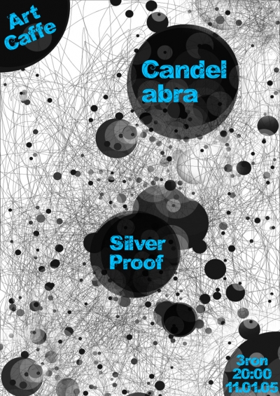 Candelabra és Silver Proof unplugged koncert az Art Caffeban - Január 5.-én, szerdán este 20.00-tol Candelabra (Csíkszereda) és Silver Proof (Kézdivásárhely) unplugged koncert az Art Caffe-ban. Beugró: 3 lej. Gyertek!www.silverproofband.com