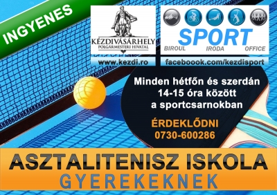 J�gkorong bajnoks�g K�zdiv�s�rhelyen - 2011. janu�r 8-9-�n K�zdiv�s�rhelyen m�rik �ssze erej�ket az orsz�gos bajnoks�g U 12-es koroszt�ly�nak j�gkorongosai.Szombaton reggel 9 �r�t�l kezd�dik a megm�rettet�s, jelen lesznek: a Gyergy�i Progym-, a Bukaresti Triumf-, a Buzz�i Ice Magic-, a Galaci Duna- �s a K�zdiv�s�rhelyi Bik�k csapatai.A szervez�k szeretettel l�tj�k a n�z�ket is!Kocsis Zolt�nsportiroda vezet�facebook.com/kezdisport
