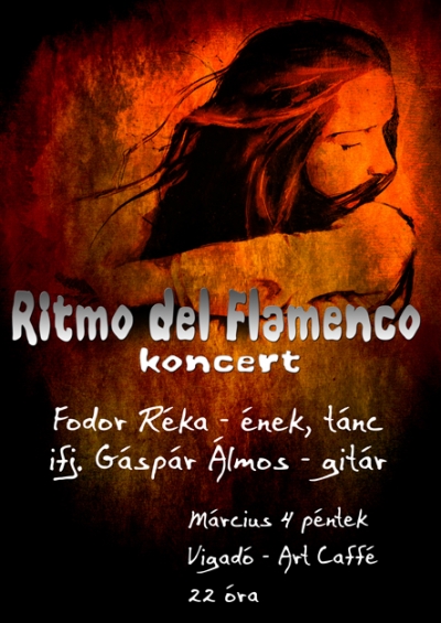 Ritmo del Flamenco koncert az Art Caffban - 2011. mrcius 4., pnteken 22 rtl, Ritmo del Flamenco koncert az Art Caffban.Fellp a sepsiszentgyrgyi Fodor Rka s ifj. Gspr lmos.http://www.myspace.com/ritmodelflamenco
