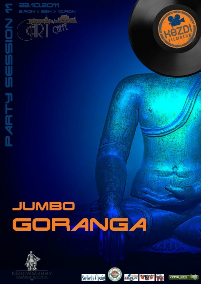 Filmklub party - JUMBO + GORANGA - A m�r tizenegyedik 'PARTY SESSION' bulira okt�ber 22.-�n, ker�l sor, a megh�vottjaink a helyi k�zkedvelt JUMBO �s Cs�kszered�b�l GORANGA lemezlovas.Jumbo m�r t�bbsz�r p�rgetett be a jelenl�v�knek, annyira nem szorul bemutat�sra. A liquid drum and bass �s a dupstep st�lusok vil�g�ba visz bele fell�p�se alatt.A k�vetkez� linken, p�r nagyon j�lsiker�lt mix�t meghallgathatj�tok:http://soundcloud.com/djjumbo    GORANGA, ismert lemezlovas, breaks, liquid drum and bass, �s a dub-on t�l sok mindenhez hozz�ny�lt m�r. T�g zenei rajong�s�t �s tud�s�t nem egyszer bizony�totta, minden nagyobb rom�niai v�rosban fell�pett, az idei F�lszigeten is sikert aratva, a legnagyobb nevek mellett. Ezenk�v�l Magyarorsz�gon �s Ausztri�ban is zen�lt. Munk�iba belehallgathatunk az al�bbi linken:http://soundcloud.com/t_mas        Tov�bbi inform�ci�k ut�n van lehet�s�ge kutatni az �rdekl�d�nek a k�vetkez� oldalakon:http://www.facebook.com/pages/T-m%C3%A1s-goranga/225075660882412?ref=ts&sk=wallhttp://www.myspace.com/gorangadj