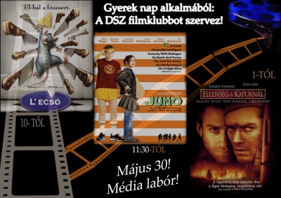Nagy Mózes diáknapok május 29-30 - Május 29(Csütörtök) d.u. 15:00-tól:
- Foci (jelentkezés: Norbi)
15:00-tól A FÜVES PÁLYÁN
- Kosárlabda (jelentkezés: Kelemen Andrea IX.A)
15:00-tól AZ ELSŐ TORNATEREMBEN
- Angol Drámakör előadása B.D.Enikő vezetésével
15:00-tól 33 teremben
Május 30(Péntek) d.e. 10:00-töl:
- Kincs keresés (jelentkezés: Petriceanu Andreinél XI.A)
10:15-től START A TANÁRI ELŐTT
- Film vetítés (Antal Szabolcs IX.B) egész napos vetítés
10:00 órai kezdettel a MULTIMEDIA TEREMBEN
- Nyertes dolgozatok előadása Damó Csaba vezetésével
12:00-tól A 33-AS TEREMBEN
- Aszfaltrajz verseny (I-IV osztály számára)(Veres Karolánál XI.C)
12-00-tól A NAGY ÉPÜLET ELŐTTI ASZFALTOS RÉSZEN
- Moha/Counter bajnokság (jelentkezés: Szabó Tamásnál XI.A)
13:00-tól INFO TEREMBEN
- Talicskázó verseny (jelentkezés (helyben): Kelemen Andreánál és Kész Blankánál IX.A)
12:00-tól A FÖVES PÁLYÁN
- Kötélhúzó verseny (jelentkezés(helyben): Hegyi Zsuzsánál IX.B)
12:30-tól A FÖVES PÁLYÁN
- Arcfestés és frizura készítés (Hegyi Zsuzsáná IX.B és Veres Karolánál XI.C)
13:00-tól AZ UDVARON LÉVŐ FELÁLLÍTOTT STANDNÁL
- Kirakodóvásár (Ciubotariu Corinánál XI.E)
10:00-tól A NAGY ÉPÜLET ELŐTT
- Szabadtéri zene (Dénes Áronnál X.B)
10:00-tól A NAGY ÉPÜLET ELŐTT
- Tanár-Diák focimérkőzés
11:00-tól A FÜVES PÁLYÁN
Nagy Mózes Gimnázium Diákszövetsége