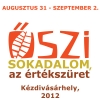 A kézdivásárhelyi városnapok - Õszi Sokadalom 2012 - részletes programja