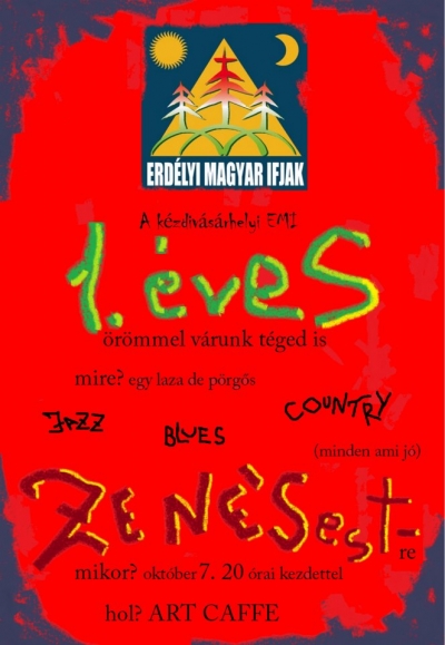 1 �ves a K�zdiv�s�rhelyi Erd�lyi Magyar Ifjak (EMI) - Ez�ton szeretn�nk k�sz�net�nket nyilv�n�tani a K�zdiv�s�rhelyi EMI szervezet minden tagj�nak, odaad� �s �nfel�ldoz� munk�j��rt, mely n�lk�l nem lett volna ilyen eredm�nyes az elm�lt esztend�.Az elm�lt �v sikeress�g�t bizony�tja a szoros id�pontokban szervezett kultur�lis el�ad�saink �s az ifj�s�gi programjaink megrendez�se, melyekkel c�lunk a k�zdiv�s�rhelyi lakoss�g, �gy id�sebb, mint fiatalabb gener�ci�j�nak �rdekl�d�s�t felkelteni a magyar kult�ra megtart�s�nak �s t�mogat�s�nak fontoss�g�ra. Minden �vben szeretn�nk �jraszervezni nagy siker� programjainkat, k�zt�k az 'Adj, kir�ly, katon�t!' vet�lked�t �s a havonta megszervez�sre ker�l�, nagy siker� t�nch�zat.A fiataloknak szeretn�nk m�s �letszeml�leti lehet�s�geket felt�rni, ne csak tudj�k, �rezz�k is, hogy �k magyarok �s ez�rt tisztelni�k kell a sz�l�f�ldj�ket �s soha ne szakadjanak el t�le. Ehhez ill�, �lland�an �jul�, rajzp�ly�zati t�m�ink is seg�ts�g�nkre vannak. Akt�van r�szt vett�nk a Pro Historia rendezv�nysorozatban, melyekb�l m�r n�gy t�m�ban is tartottak el�ad�st K�zdiv�s�rhelyen.Kis l�tsz�m� csapatunk kreat�v �s mindny�jan egyet�rt�nk abban, hogy jobb adni, mint kapni, de ez a mi eset�nkben nem teljesen igaz, hiszen az az el�gt�tel �s boldogs�g, melyet �t�rz�nk egy-egy sikeres szervez�s ut�n a legnagyobb aj�nd�k, melyet szervezet�nk valaha kaphat.K�sz�nettel,A K�zdiv�s�rhelyi EMI vezet�s�ge:Incze-Borb�ndi Johanna-M�ria eln�kForr� Csaba Roland aleln�kGy�rbir� Emese tiszteletbeli aleln�k