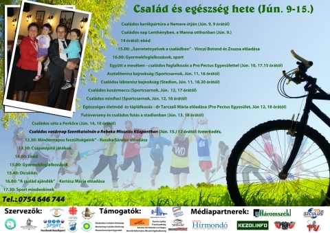Bringat�ra a Nemere �tj�n a csal�d �s eg�szs�g hete alkalm�val - 2014. j�nius 9-�n reggel 9 �r�t�l a k�zdiv�s�rhelyi sportiroda �s a Z�ld Nap Egyes�let a csal�d �s eg�szs�g hete alkalm�b�l az id�n is megszervezi a ker�kp�rt�r�t a Nemere �tj�n.A megmozdul�s alkalm�val az al�bbi telep�l�seket �rintik: K�zdiv�s�rhely - K�zdiszentl�lek - K�zdiszentkereszt - B�lafalva - Kurtapatak - Esztelnek - Csomort�n - K�zdialm�s - Lemh�ny - Bereck - K�zdimartonos - Ozsdola - S�rfalva - Oroszfalu.Sz�ks�ges felszerel�s: az id�j�r�snak megfelel� �lt�zet, p�nz ig�ny szerint �s term�szetesen a j� �llapotban l�v� ker�kp�r. A t�ra alkalm�val a bring�sok Lemh�nyben bekapcsol�dnak a Manna K�zpont Csal�dos napi esem�ny�be, ahol egy meleg eb�dre is sor ker�l. A Nemere �tj�t a kivitelez�k partnereikkel kar�ltve azzal a c�llal hozt�k l�tre, hogy felt�rja �s ismertesse Fels�-H�romsz�k term�szeti- kultur�lis �rt�keit �s hagyom�nyait. Az �tvonal 30 �sv�nyv�zforr�st, �s 78 kiemelked� �p�letet �rintve 230 kilom�teren �t vezet v�gig K�zdisz�k �s Orbaisz�k mintegy 50 telep�l�s�n.Minden �rdekl�d�t szeretettel v�rnak, a 14 �ven aluli gyermekek csak �r�sos sz�l�i enged�llyel j�hetnek a 60 km hossz� ker�kp�rt�r�ra. (ezzel kapcsolatos formanyomtatv�ny a szervez�kt�l ig�nyelhet�)�rdekl�dni, jelentkezni R�duly Attil�n�l (0766.611066) vagy e-mailben a kocsiszo@yahoo.com el�rhet�s�geken lehet. A t�ra folyam�n kult�r�lis - term�szeti l�tv�nyoss�gok megtekint�s�re �s szabadid�s programokra is sor fog ker�lni.Partner: Manna csoportM�diat�mogat�k: Profi R�di�, Transindex, Sz�k-helyek, Erd�ly.ma, Kezdi.info, Sz�kely Hirmond�, Siculus R�di�, Polyp Tv, H�romsz�kSzerz�: R�duly Attila
