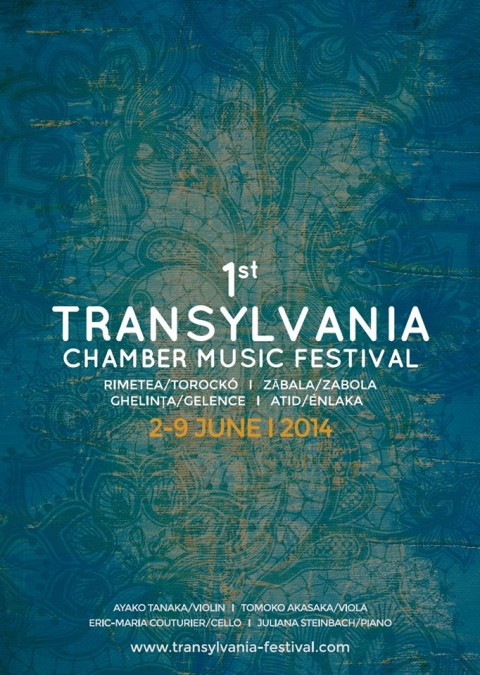 Els� Transylvania kamarazene-fesztiv�l a Mikes Kast�lyban - 1st Transylvania Chamber music festival - J�nius 2. �s 9. k�z�tt n�gy helysz�nen - Torock�n, Zabol�n, Gelenc�n �s �nlak�n - tartj�k meg az els� Transylvania kamarazene-fesztiv�lt, a zabolai Mikes-kast�ly �s a Musica Broca k�z�s szervez�s�ben.A rendezv�ny f� c�lja r�vil�g�tani az erd�lyi zene gy�kereire, a val�di �rt�keken alapul� �p�t�szeti �s kultur�lis �r�ks�gre.A koncertek mellett k�l�nb�z� zenei foglalkoz�sokat tesznek lehet�v� a fesztiv�l ideje alatt.Fell�pnek Ayako Tanaka (heged�), Tomoko Akasaka (br�csa), Eric-Maria Couturier (csell�) �s Juliana Steinbach (zongora).A zabolai Mikes kast�lyparkban j�nius 5-�n, cs�t�rt�k�n 13 �r�t�l eg�szen 16 �r�ig van program, majd Gelenc�n 20 �r�t�l a Szent Imre m�eml�k templomban l�pnek fel.A zabolai reform�tus templomban j�nius 6-�n, p�nteken a 13 �rakor kezd�d� koncert ut�n zenei foglalkoz�sokat tartanak gyermekeknek, 20 �rakor �jra a kast�lyparkban lesz m�sor. Az esem�nyekre a bel�p�s ingyenes.