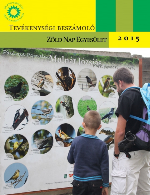 Tev�kenys�gi besz�mol� 2015 - Minden �j�v tervekkel kezd�dik, de „visszapillantani” is sz�ks�ges. Hihetetlen�l gyorsan elrep�lt a 2015-�s �v is, s azt kell mondanunk, hogy id�n sem volt id�nk unatkozni, mert mindig volt mit szervezni. Visszatekintve az eddig megval�s�tott, valamint a folyamatban lev� programokra kijelenthetj�k, hogy sikeres volt az elm�lt id�szak, siker�lt egy pluszt hozni a k�zdisz�ki civil �letbe, maradand� eredm�nyeket felmutatni.

�gy gondoljuk, hogy �ves tev�kenys�g�nk t�kre kell legyen az elm�lt napokban elk�sz�tett �ves tev�kenys�gi besz�mol�nk ez�rt is megpr�b�ltuk �sszegezni a szervezet�nk er�fesz�t�seit, megval�s�t�sait amelyekre a tavalyi �vben ker�lt sor.

A R�duly Attila �ltal szerkesztett 16 oldalas kiadv�ny a szervezet irod�j�ban vagy a vil�gh�l�n a www.zoldnap.info oldalon olvashat�.

http://zoldnap.info/web/content/tev%C3%A9kenys%C3%A9gi-besz%C3%A1mol%C3%B3

Szeretn�nk megk�sz�nni minden t�mogat�nak a felkarol�st, az �nk�nteseinknek a f�radhatatlan seg�ts�get �s minden kedves partnernek az egy�ttm�k�d�st.