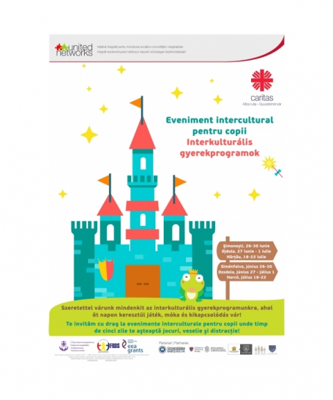 Caritas gyerekrendezv�nyek Mez�panitban, Sim�nfalv�n �s Ozsdol�n 2016 j�nius 27 - j�lius 1 k�z�tt - Gyerekrendezv�nyek Mez�panitban, Sim�nfalv�n �s Ozsdol�n

J�nius-j�lius folyam�n interkultur�lis gyerekrendezv�nyt szervez�nk a Maros megyei Mez�paniton, a Hargita megyei Sim�nfalv�n �s a Kov�szna megyei Ozsdol�n.

A programok megszervez�s�nek c�lja els�sorban, hogy a helyi gyerekek nyar�t sz�nesebb� tegy�k. Szeretn�nk ugyanakkor j�t�kosan, k�l�nb�z� t�m�k k�r�lj�r�sa �ltal bevonni �ket a k�z�s j�t�kba, ez�ltal el�seg�teni az egym�s k�zelebbi megismer�s�t �s az egy�tt�l�st. 

A programok mindh�rom telep�l�sen k�l�nb�z� tematik�j� tev�kenys�geket j�rnak k�r�l:

Sim�nfalv�n j�nius 26-30 k�z�tt lesz 'alkot�' nap, 'mozg�s-t�nc' nap, 'm�ss�g' nap, 't�zolt� �s els�seg�ly' nap, majd egy �sszegz� nap is, ahol bemutatj�k mit k�sz�tettek, tanultak ez id� alatt. A tervek szerint utols� nap �tad�dik a k�z�ss�gi munka r�v�n l�trehozott helyi j�tsz�t�r is. 

Ozsdol�n j�nius 27 - j�lius 1 k�z�tt ker�l sor a t�borra, ahol sport napot, k�zm�ves napot, zen�s-t�ncos �s mes�s napokat szerveztek, utols� nap szint�n ki�ll�t�ssal z�rva a hetet.

Mez�paniton eg�sz h�ten a mes�k lesznek a k�z�ppontban, mondhatn�nk, hogy 'minden napra egy mese' lesz a ter�t�ken. Itt a mes�k t�pusai lesznek a v�ltozatosak, p�ld�ul: t�nd�rmes�k, �llatmes�k, n�pmes�k, oktat�mes�k. Mez�paniton j�lius 18 - 22 k�z�tt ker�l sor a t�borra. 