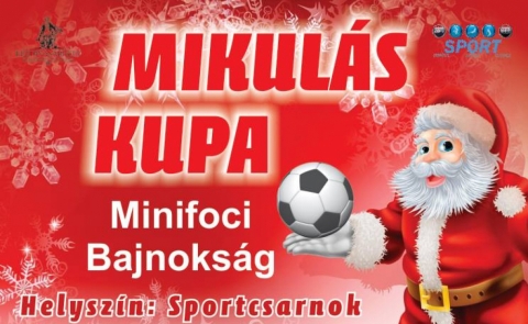 Idei hagyom�nyos Mikul�s Kupa a k�zdisz�ki iskol�sok sz�m�ra - K�zdiv�s�rhely �nkorm�nyzat�nak Sportirod�ja, id�n is megszervezi a hagyom�nyos Mikul�s Kup�t a k�zdisz�ki iskol�sok sz�m�ra.

December 8-�n, cs�t�rt�k�n reggel 8 �r�t�l lesz, az als� tagozatosoknak, ut�na a felső tagozatos l�nyoknak, 9-�n p�nteken 8-t�l a felső tagozatos fi�k sz�m�ra.

V�rjuk a szurkol�kat a c�hes v�ros sportcsarnok�ba!
Bejelentkezni november 28-ig lehet Kocsis Zolt�n Sportiroda vezetőn�l.

