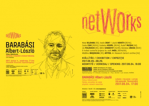 BARABÁSI Albert-László hálózatkutató előadása Tamási Áron színház nagytermében majd a netWorks kiállítás megnyitoja a Magmaban - 2017. június 4-én, vasárnap 17 órától BARABÁSI Albert-László világhírű fizikus, hálózatkutató tart előadást Sepsiszentgyörgyön, a Tamási Áron színház nagytermében.
HÁLÓZATOK: A világhálótól a művészeti hálózatokig címmel, majd 19 órától a MAGMA Kortárs Művészeti Kiállítótérben megnyitja a netWORKS című kiállítást.
Az előadás magyar nyelven fog zajlani.
A belépés ingyenes, a helyek száma viszont korlátozott. A helyfoglalás érkezési sorrendben történik.
https://www.facebook.com/events/1868238763417290/
https://vimeo.com/224668143
A netWorks kiállítás romániai és magyarországi művészek hálózatokra épülő, vizualizáló munkáiból válogat. Olyan műveket és projekteket mutat be, amelyeknek alapja valamilyen típusú hálózat, kapcsolati rendszer. A kiállításnak része Mădălina BRAȘOVEANU Megfigyelt művészek című kutatói projektje, ANGEL Judit BARABÁSI Albert-László hálózatkutatóval készített interjúja, valamint a budapesti Artpool Művészetkutató Központ archívumának A kapcsolatművészet kertje / Ray Johnson website projekt-je.
KIÁLLÍTÓ MŰVÉSZEK: Matei BEJENARU (RO), Vasile CROAT / HORVÁTH László (RO/HU), CSIKI Csaba (RO/HU), KISSPÁL Szabolcs (RO/HU), PACSIKA Rudolf (HU), Lia PERJOVSCHI (RO), SZOMBATHY Bálint (HU/RS), Domokos VÁNCSA (RO/IE)
MEGNYITÓ: 2017., június 4., vasárnap, 19 óra, MAGMA Kortárs Művészeti Kiállítótér
A kiállítást Barabási Albert-László fizikus, hálózatkutató nyitja meg, aki ezt megelőzőleg 17 órától a Háromszék Táncstúdióban tart előadást HÁLÓZATOK: A világhálótól a művészeti hálózatokig címmel.
A KIÁLLÍTÁS KURÁTORAI: Kispál Ágnes-Evelin, Bartha József és Kispál Attila
A kiállítással és az előadással kapcsolatos további információk megtalálhatók a https://magma.maybe.ro/archive.php?id=255 oldalon.
AFCN – Nemzeti Kulturális Alap Adminisztrációja által támogatott projekt.
A kiállítás 2017., augusztus 20-ig látogatható, hétfő kivételével, naponta 11-19 óra között.
https://www.facebook.com/events/829903343838812/