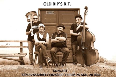 Old Rip's R.T koncertje az Erzsbet Teremben - 2017. mjus 25-n cstrtkn 20 rtl 
Old Rip's R.T koncertjn vehetnek rszt az Erzsbet Teremben.
