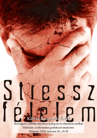 Kálvin Központi Esték - Stressz, félelem - A Kézdivásárhelyi Református Egyházközség március 28-án, vasárnap 18.30 órától tartja a Kálvin Központi Esték legközelebbi alkalmát, melynek témája: Stressz, félelem.Mitől félünk? Miért vannak tele stresszhelyzetekkel a mindennapjaink? Hogyan élhetünk egy nyugodt, kiegyensúlyozott életet? - Ilyen és ehhez hasonló kérdésekre kaphatnak választ a jelenlevők.A szervezők meleg teával és süteménnyel várnak minden lélekben épülni vágyó személyt.Szerző: Kocsis Zoltán