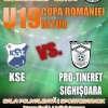 U19 -es Futsal mrkőzes, KSE - Pro-Tineret Segesvr a Sportcsarnokban