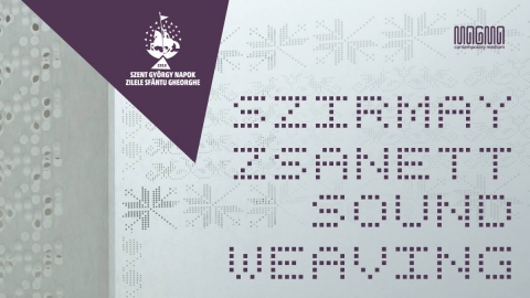 SZIRMAY Zsanett - SOUNDWEAVING interdiszciplin�ris k�s�rleti projekt - SZIRMAY Zsanett - SOUNDWEAVING
interdiszciplin�ris k�s�rleti projekt

2018. 04. 23., h�tfő, 14:00 �ra / ingyenes műhelyfoglalkoz�s Szirmay Zsanett vezet�s�vel a Magm�ban.

Szirmay Zsanett Soundweaving c�mű interdiszciplin�ris �s interakt�v projektje a magyar n�pi h�mz�s mot�vumvil�g�b�l mer�tett vizu�lis elemeket �lteti �t egy nagym�retű install�ci�ba. A mint�k vizualit�suk mellett �rtelmezhető �s lej�tszhat� dallamokk�nt is szolg�lnak. Az install�ci� l�nyege a lyukk�rty�s zengőf�sűs zenelej�tsz�ra �t�rt h�mz�sekből ismert, tradicion�lis keresztszemes mint�k hangi lek�pz�se a lyukk�rty�k seg�ts�g�vel, melyeket maga az alkot� lyukasztott. Ezek a lyukasztott k�rty�k k�pezik a dallamok kott�it. A mint�k alapja k�l�nb�ző K�rp�t medencei t�rs�g � bukovinai sz�kely, kalotaszegi �s magyarorsz�gi � ingeken �s p�rn�kon fellelhető n�pi h�mz�sek r�szletei. A h�mz�sek a transzform�ci� sor�n l�zerv�gott textilekk� alakultak, a keresztszemes mint�k pedig dallamm�... >> https://goo.gl/eDD4xM

Kapcsol�d� rendezv�ny: Soundweaving workshop
2018. 04. 23., h�tfő, 14:00 �ra / ingyenes műhelyfoglalkoz�s Szirmay Zsanett vezet�s�vel
Jelentkez�s �s bővebb r�szletek a https://goo.gl/ew3UCe oldalon.

https://www.facebook.com/events/167556340617507/