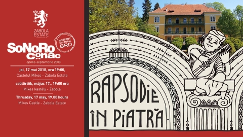 Koncert a kastélyban - Sonoro Conac - 2018. május 17-én, csütörtökön, 19 órától Sonoro Conac koncerten vehetnek részt a zabolai Mikes kastélyban.
Klasszikus kikapcsolódás a zabolai Mikes-kastélyban május 17-én! 19:00 órától Luigi Boccherini, Ludwig van Beethoven, Kodály Zoltán, Ligeti György, Serghei Prokofiev, George Enescu, Bartók Béla és Frank Bridge műveit hallhatjuk Francesko Ionaşcu (hegedű), Răzvan Popovici (brácsa), Christian Naş (brácsa) és Marcin Sieniawski (cselló) előadásában.
A belépés ingyenes, viszont regisztrációhoz kötött.
Részvételi szándékát kérjük május 16-ig jelezze a reservations@zabola.com email címen!
https://www.facebook.com/events/244779926082283/