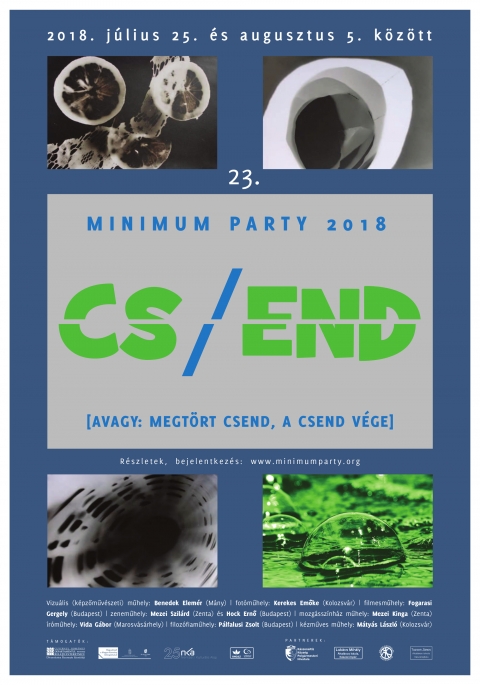 23. Minimum Party alkotótábor és szakmai fórum - CS/END, avagy: Megtört csend, a csend vége - 23. Minimum Party alkotótábor és szakmai fórum - CS/END, avagy: Megtört csend, a csend vége
Július 25 és augusztus 5. között huszonharmadik alkalommal lesz Minimum Party alkotótábor és szakmai fórum a Hargita megyei Kászonaltíz község közelében, a Tiszás patak torkolatánál. Idén is több alkotóműhelybe jelentkezhetnek be a résztvevők. Részletek és bejelentkezés: www.minimumparty.org.
Idei tábor-témánk, az – az immár több mint húszéves – évről-évre történő természetbe való kivonulásunk alapgondolatához kapcsolódik. Ki, a természetbe a művészettel! – kiáltottunk fel ifjonti lelkesedéssel, és valljuk be, jobban vonzott a jó bulit ígérő „civilizációból” való kiszakadás, mint a természet maga.
=====
Ha beírjuk a keresőbe, (az idézőjelbe tett) „megtörte a csendet” kifejezésre 130 ezer találatot kapunk. Csak néhány érdekesebbet hadd idézzek ide: „Zuckerberg megtörte a csendet, és elismerte, követtek el hibákat”, „Megtörte a csendet Kerényi Miklós, szerinte ő az áldozat”, „Megtörte a csendet Harvey Weinstein: ezt mondta a erőszak vádjára”, „Megtörte a csendet Lázár: a Facebook törölte a videóját”, „Pogba megtörte a csendet: Mourinhóról és jövőjéről is beszélt”, „Végre megtörte a csendet Hosszú Katinka: csak úgy ragyog friss fotóin”, „A világ legidősebb embere 256 évesen megtörte a csendet”, „Megtörte a csendet Dancs Annamari, őszintén beszélt szakításáról”, „XVI Benedek Emeritus pápa megtörte a csendet” stb. Nyilvánvaló, hogy ez a szófordulat hatásvadász használata felkelti a vélt, vagy valódi titkokra kiváncsiak figyelmét, és az újságírók még akkor is használják, ha az illető még egy napot sem várt ki a nyilatkozatával. Az elért hatás persze annál nagyobb, minél régebbi titokról van szó, például, ha valaki 256 évig titkolja a születésnapját.
Komolyra fordítva a szót: nem a bulvár, vagy a napi politika érdekelt, amikor a csendet választottam idei témánkul, hanem az – az immár több mint húszéves – évről-évre történő természetbe való kivonulásunk alapgondolata. Ki, a természetbe a művészettel! – kiáltottunk fel ifjonti lelkesedéssel, és valljuk be, jobban vonzott a jó bulit igérő „civilizációból” való kiszakadás, mint a természet maga. Azonban a természet: csend. Főleg, ha nem hozzuk magunkkal a világ zaját. De, hát magunkkal hozzuk, és csak lassan vetkőzzük le tíz nap alatt azt a kényszeres keresgélést, ami városi létformánkban ahhoz kell nekünk, hogy inger-morzsákhoz juthassunk az amúgy ingerküszöbünket egyre feljebb toló média-dömping közepette. De az igazi csendet csak a passzivitás felvállalása teheti megélhetővé. Mert ez a csend, amit itt találunk meg, egy telített, sűrű csend, amiben elképesztő információ-dózis van; csakhát öntörvényű, és éppen ezért, nem a saját szabályaink mentén nyilatkozik meg számunkra.
=====
Azonban a természet: csend. Főleg, ha nem hozzuk magunkkal a világ zaját. De, hát magunkkal hozzuk, és csak lassan vetkőzzük le tíz nap alatt azt a kényszeres keresgélést, ami városi létformánkban ahhoz kell nekünk, hogy inger-morzsákhoz juthassunk az amúgy ingerküszöbünket egyre feljebb toló média-dömping közepette. De az igazi csendet csak a passzivitás felvállalása teheti megélhetővé.
Mert ez a csend, amit itt találunk meg, egy telített, sűrű csend, amiben elképesztő információ-dózis van; csak hát öntörvényű, és éppen ezért, nem a saját szabályaink mentén nyilatkozik meg számunkra. Igazából az boldogította a mindenkori embert leginkább, ha saját maga kreálta világban élhetett, a kiszámíthatatlan és veszélyes külvilággal szemben. Attól vagyunk emberek, hogy csendtörők vagyunk. Sőt, csendségtörők. Várunk minden érdeklődőt a Tiszás tövébe, Kászonba. Törjük meg a csendet.
Alkotóműhelyek és műhelyvezetők: vizuális (képzőművészeti) műhely (Benedek Elemér – Mány), fotóműhely (Kerekes Emőke – Kolozsvár), filmesműhely (Fogarasi Gergely – Budapest), zeneműhely (Mezei Szilárd – Zenta, és Hock Ernő – Budapest), táncműhely (Mezei Kinga – Zenta), íróműhely (Vida Gábor – Marosvásárhely), filozófiaműhely (Pálfalusi Zsolt – Budapest ), kézműves műhely (Mátyás László – Kolozsvár), + Élboy – kísérleti színházműhely (Szabó Attila – Miskolc).
A dokumentációs csoport tagjai: videó: Schneider Tibor (Kolozsvár), fotó: Rúzsa István (Kolozsvár).
Az alkotótábor nyitott úgy a szakmabeliek, mint a művészetkedvelők számára. A közös alkotás, a résztvevők spontán kapcsolatépítése és (nem utolsósorban) a kikapcsolódás hozza létre azt a valóban nem hétköznapi közösségi élményt, ami a Minimum Party alkotótábort egyedivé teszi a hozzá hasonló rendezvények palettáján. A műhelyleírások és a tábor részletes meghirdetése a fent említett honlapon található.
Partnerenk: Kászonaltíz Polgármesteri Hivatala, Kazun Kulturális Egyesület, Dr. Lukács Mihály Általános Iskola (Kászonaltíz), Tuzson János Általános Iskola (Kászonújfalu).
https://www.facebook.com/events/196708154371139/
http://kezd.in/mw8tM