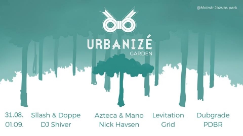 Urbaniz� Garden a Moln�r J�zsi�s parkban - 2018 augusztus 31 �s szeptember 2 k�z�tt ker�l megszervez�sre, az Őszi Sokadalom keret�n bel�l az Urbaniz� Garden a Moln�r J�zsi�s parkban.


https://www.facebook.com/urbanizehq/videos/1689875641109654

Program:

P�ntek:
Mano & Azteca
Sllash & Doppe
Levitation

Szombat:
DJ Shiver
Nick Havsen
Grid
PDBR

https://www.facebook.com/events/1796822003687815/