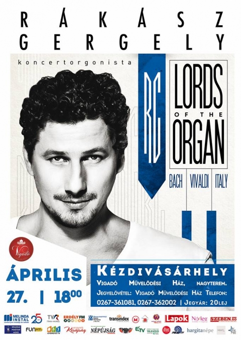 R�k�sz Gergely - Lords Of The Organ III  - 2019. �prilis 27-�n szombaton 18 �r�t�l, R�k�sz Gergely - Lords Of The Organ III koncertj�n vehetnek r�szt a Vigad� Művelőd�si H�z nagyterm�ben.

Jegy�r: 20 lej

Vivaldi ez a klasszikus zenei szuperszt�r f�nyes csillagk�nt ragyogott a korabeli eur�pa eg�n, b�r k�zelebbről megn�zve �st�k�st l�ttunk volna egyik j�vedelmező megb�z�st�l a m�sikig sz�guldani, mindenkit inspir�lva aki csak hallotta. Egocentrikus volt, hencegő, �lvezte a sikert, a p�nzt, ahol lehetett kib�jt a k�znapi szab�lyok al�l, �m ne legy�nk ez�rt haragosak r�! Isten besz�lt belőle, de m�giscsak ember volt. Bach viszont ritk�n mozdult ki otthonr�l, szeretett a saj�t k�zeg�ben dolgozni, m�gis beolvasztott a st�lus�ba minden �rt�kes zenei gondolatot, amivel tal�lkozott. Neh�z elk�pzelni k�t jobban k�l�nb�ző �letutat �s �letvitelt.
A koncerten szellem tal�lkozik az �rz�kis�ggel. Bach mindig intellektu�lis kih�v�sk�nt tekintett a zen�re, Vivaldit viszont elsősorban az �rdekelte, hogy a zen�je elbűv�lő legyen. Szigor� szerkesztetts�g �s Isten szolg�lata az egyik, hangzatos dallam�vek, amelyek �l�nk �rzelmeket k�zvet�tettek a m�sik oldalon. Zenei tal�lkoz�suk nyom�n az egyik�k �lete gy�keresen megv�ltozott. N�gy csod�latos remekmű rajzolja fel a mi�rt �s a mik�pp �tj�t, kettej�k jellem�t. (Bach nagy c-moll Prel�dium, Vivaldi - T�l - A N�gy �vszakb�l, Vivaldi a-moll Concerto, �s Bach Olasz Koncert.) Milyen v�ltoz�sokat id�zhet�nk elő mi emberek egym�sban? Ezekre a kimondott �s kimondatlan k�rd�sekre ad v�laszt ez a műsor.

Bepillant�s a műsorba:
https://www.youtube.com/watch?v=_IvRKbzp-7I&t=84s

