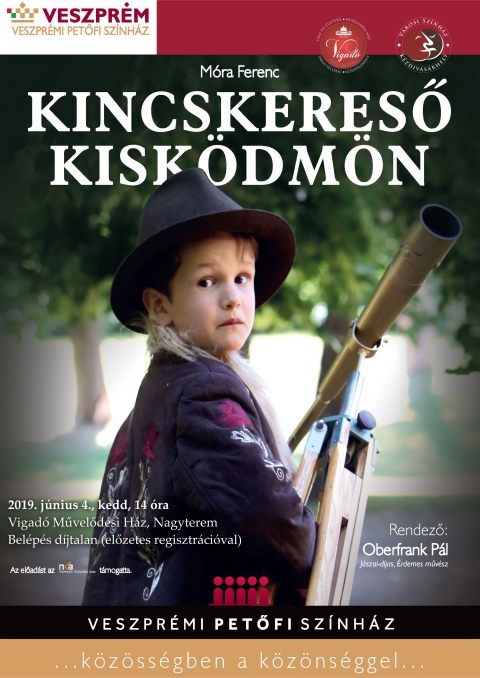 A Veszprémi Petőfi Színház, Móra Ferenc: Kincskereső kisködmön című színdarabja a Vigadó nagytermében - A Vigadó Művelődési Ház szervezésében, június 4-án, 14 órától, a Veszprémi Petőfi Színház, Móra Ferenc: Kincskereső kisködmön című színdarabja lesz látható Kézdivásárhelyen, a Vigadó Művelődési Ház nagytermében.
Az ágrólszakadt kis Gergő képzeletében mesefigurákkal, babonás történésekkel színezi ki szegényes életét. Torokgyík miatti lázálmában a Cinegekirály menti meg őt a bűbájos Küsmödi karmai közül. Csodatévő ködmönjétől pedig azt várja, hogy tanulás nélkül is tudjon. Az égbelátó távcső reményében viszont már csal is: átjavítja Bicebóca dolgozatát.
A ködmön igencsak elkezdi szorítani, amikor övé lesz az égbelátó. Hogy lelkén könnyítsen, elviszi a betegen fekvő Bicebócának az öreg bányába.
Ekkor felrobban a tárna. A gyerekeket megtalálják, és a halott Küsmödi előidézte robbanás szénhez juttatja a falut.
Részletek: www.petofiszinhaz.hu
A belépés regisztráció alapján történik!