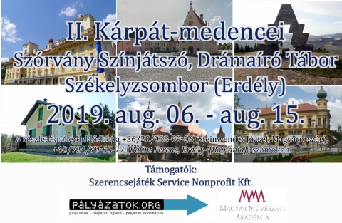 II. K�rp�t-medencei Sz�nj�tsz�, Dr�ma�r� t�bor programja - Sz�kelyzsombor, Erd�ly, Rom�nia - 2019. augusztus 06-15 - II. K�rp�t-medencei sz�rv�ny sz�nj�tsz�, dr�ma�r� t�bor
Dr�ma�r� workshop

�Olyan m�dszerre van sz�ks�g, amely az ige hatalm�t a gondolat v�ls�g�n kereszt�l a tett erej�be tudja �tvitetni. A sz�t a gondolatban fel tudja hev�teni. Amikor a sz� felrobban, az a tett. Csak akinek a sz� birtok�ban van, az cselekszik.� (Hamvas B�la: M�gia szutra)

A dr�ma�r�s �s a sz�nh�z sz�momra elsősorban m�gia. �nmagunk �s vil�g megismer�s�nek titokzatos �tja, lehetős�ge, vagy legal�bbis k�s�rlete. A var�zslat nem mindig siker�l. Vagyis nagyon ritk�n siker�l. Tal�n mert nem ny�lunk el�g m�lyre, nem j�runk be el�g t�vutat, nem vagyunk el�g b�trak felt�rni saj�t esendős�g�nket. Szerencs�re ott van a humor: nyugodtan kinevethetj�k magunkat, a hal�los komolys�gunkat, �s k�ts�gbees�s�nket, hogy nem siker�l igaz�n tragikusan �s hat�sosan marcangolni a lelk�nket.

Ezen a workshopon a tragikus �s komikus hat�rainkat is fogjuk feszegetni. A r�sztvevőkkel megkeress�k azt a t�m�t, amiről - b�r lehetetlennek tűnik - musz�j besz�lj�nk. Ami a legl�nyegesebb k�rd�s az �let�nkben. Ami semmilyen m�s m�don nem mondhat� el. Amihez dr�mai helyzeteket, figur�kat kell teremten�nk. Ami sz�npadra k�v�nkozik. Ahol a sz� �felrobban�, �s tett� v�ltozik. Azt az utat keress�k, ami a saj�t szem�lyes sz�nh�zunkhoz vezet. Ami minden �z�ben az �rintetts�g�nktől fűt�tt. Amire a szellem�nk, a lelk�nk �s a test�nk minden mozzanata a garancia. Azt�n, ha kedv�nk tartja, kinevetj�k magunkat, vagy hagyjuk, hogy m�sok nevessenek ki minket. Trag�di�ba �s kom�di�ba fullasztjuk magunkat. J�l hangzik, nem?

A kurzus r�sztvevőitől k�rem, hogy a fentiek szellem�ben egy dr�ma terv�vel �s egy meg�rt jelenettel �rkezzenek.

Tervezett menetrend a t�bor első fel�re:
I. Az ihlettől a bemutat�ig � 4 k�l�nb�ző sz�ndarabom p�ld�j�n kereszt�l szeml�ltetem a dr�ma�r�s lehets�ges lelki �s technikai f�zisait.
1. Factura Lamiacea, avagy az �rvacsal�nf�l�k csal�dj�hoz val� teremtő vonz�s t�rv�nyeiről � egy feldolgozhatatlan szerelmi �lm�ny feldolgoz�sa a m�gikus realizmus seg�ts�g�vel
2. Senki se mer egyed�l �lni � bez�rk�z�s �s kiny�l�s egy p�rkapcsolat dinamik�j�ban, a k�pzelet �s az �rz�kel�s hat�rvid�kein
3. H�d�sz � L�tom�sok az Alvil�gb�l � kom�dia a szem�lyis�g�nk �rnyk�peiről, az �ntudat helyre�ll�t�sa
4. Likvid�tor � A felsz�mol� � modern moralit�sj�t�k a fiatals�g elt�kozl�s�r�l. (K�sz�lőben l�vő sz�ndarabom, melynek terv�vel m�sodj�ra is �rk�ny Istv�n dr�ma�r�i �szt�nd�jat nyertem.)

(A darabok sz�vegk�nyv�t a jelentkezőknek a workshopot megelőzően elk�ld�m.)

II. A r�sztvevők munkaterveinek ismertet�se, a meg�rt jelenetek felolvas�sa, visszajelz�sek

III. A dr�matervek �s a meg�rt jelenetek tov�bbfejleszt�se. Nyelvi, dramaturgiai, szcenikai, rendezői szempontok. Ritmus, dinamika. Tov�bbi jelenetv�zlatok, dial�gusok, monol�gok. �r�sgyakorlatok. 

A t�bor m�sodik fel�re:

Mivel a rendelkez�sre �ll� idő nem elegendő egy teljes darab meg�r�s�ra, az egy�ni �r�i munk�t a t�bor kb. fel�n�l abbahagyjuk, �s egyetlen k�z�s �előad�st� k�sz�t�nk a csoporttal, melynek t�m�ja �s c�lja a megl�vő dr�matervek �s tapasztalatok kollekt�v prezent�ci�ja. 

A workshop ut�n mindenki szabadon eld�ntheti, hogy saj�t �r�i terv�t a k�sőbbiekben megval�s�tja-e.

A r�sztvevők teh�t �r�i �s sz�n�szi � esetleg rendezői - munk�t is fognak v�gezni / v�gezhetnek, egy�ni �s csoportos alkot�sra is lehetős�g ny�lik majd.

B�rmilyen k�rd�ssel forduljatok hozz�m bizalommal:
formanek.csaba@gmail.com

FORMANEK CSABA
�r�, sz�n�sz, rendező
2002 �ta rendezek, vezettem t�rsulatot is 13 �vig Budapesten, ma m�r csak szabadon �szok �s lubickolok a f�ggetlens�gnek g�nyolt pocsoly�k k�rny�k�n. Az egy�ni munka fokozatosan a dr�ma�r�s fel� ford�tott, holott sosem akartam dr�ma�r� lenni. Csakhogy valakinek ki kellett tal�lnia, miket besz�ljek a sz�npadon, �s erre a feladatra magamat tal�ltam a legalkalmasabbnak. Igaz, hogy sz�n�sz sem akartam lenni sosem, de valakinek oda kellett �llnia a sz�npadra, hogy legyen valaki, akit  rendezhetek. N�ha az�rt dolgozok m�sokkal is, ami j�l esik. Miut�n valakik azt gondolt�k, hogy a dr�ma�r�st lehet tan�tani, �s felk�rtek dr�ma�r� kurzus vezet�s�re, elkezdtem dr�ma�r�i kurzusokat tartani, de semmi �rtelme nem volt (vagyis alig� illetve rengeteg �rtelme volt, de nem �gy... b�r lehet, hogy �gy is� na, mindegy), teh�t bevallom, v�g�l elment a kedvem az eg�sztől. Most is csak az�rt csin�lom, mert felk�rtek. �s mert szeretem a lehetetlen k�ldet�seket. Mint amilyen a dr�ma�r�s, vagy egy�ltal�n, az �let�nkről val� gondolkoz�s, k�pzelőd�s �s �rzelmesked�s. �s k�l�nben is: aki l�tott m�r saj�t műv�be szerelmes �r�t vagy rendezőt, az tudja, mit kell mindenk�ppen elker�lni. A t�bbi m�r k�nnyű lesz.

Szakmai �letrajzom:
https://jatekos.wixsite.com/formanek/cv

II. K�rp�t-medencei sz�rv�ny sz�nj�tsz�, dr�ma�r� t�bor
2019. augusztus 06 � 15 - Sz�kelyzsombor

Sz�n�szmesters�g � sz�nj�tsz� rendező kurzus � Steinwender J�zsef

Vehetek ak�rmilyen �res teret, �s azt mondhatom r�: csupasz sz�npad. Valaki kereszt�lmegy ezen az �res t�ren, valaki m�s pedig figyeli; mind�ssze ennyi kell ahhoz, hogy sz�nh�z keletkezz�k.� � (Peter Brook: Az �res t�r)
Brook e műv�ben megk�l�nb�ztet 'holt', 'szent' 'nyers' 'k�zvetlen' sz�nh�zat. S b�r e mű 1968-ban jelent meg, ak�r k�vethetn�nk is e meghat�roz�sok tartalmainak gyakorlati kibont�s�t, �felmutat�s�t�. �m erre nem v�llalkozunk. Brook k�nyv�ből ez megismerhető. (Aki eddig nem tette, olvassa.)

Noha, egy t�z napos, intenz�v sz�nh�zszakmai t�bor sok lehetős�get k�n�l, s szeretn�nk, ha a �sz�nh�zműv�szet� magabiztos tud�s�val t�rhetn�nk haza, az al�zat arra b�ztat, hogy �rj�k be � rem�nyeim szerint � a meg�jhod�s �g�ret�t hordoz� elm�ly�lt alkot� munk�val.

Hitem szerint, akkor sz�lethet j� előad�s, ha az azt l�trehoz�k (sz�n�sz, rendező, de m�g a �h�tt�rmunk�sok� is) k�pesek, tudnak �gy �s olyan szimbi�zisban egy�ttműk�dni, amely a vil�gban, mindennapjainkban jelenl�vő, ismert �s/vagy m�g fel nem ismert titkok, vonz�sok �s tasz�t�sok, �rz�sek/�rzelmek, � sz�npadi fel-megmutat�s�ra/fel-megismer�s�re vezet. Eredm�nyk�nt a n�zőknek. Az alkot�s sor�n az azt l�trehoz�k sz�m�ra. 
A t�z napban, az egy�tt kiv�lasztott dr�ma/jelenet(ek) eg�sze �s/vagy egy r�szlet�nek sz�npadra �ll�t�s�ra tesz�nk k�s�rletet. Ez alkot� folyamatban meghat�roz� szerep a sz�n�sznek jut. Ő az, aki a fent v�zoltakat �felmutatja�. A rendezőnek a motiv�tor �s a rendteremtő szerep jut. Ez ut�bbihoz nagyon kell a sz�n�sz alkot�/teremtő akarata, k�szs�ge.

A le�rtak alapj�n nyilv�nval�: a sz�n�sz/sz�n�szek �ltal meghat�rozott, de k�z�ss�gi alkot�s h�ve vagyok. �m ennek sor�n (pr�bafolyamat) az �n dolgom a legm�lyebb ��nfelmutat�s� (a szerző sz�nd�k�nak is megfelelő) szerepp� form�l�s�nak k�z�s meglel�se/kialak�t�sa. Majd a karakterek fejlőd�s�nek, alakul�s�nak, elbuk�s�nak �konomikus, plasztikus rendbe szervez�se. 

Ez alkot�munka alapja lehet (egy�ttal aj�nl�s is): 
� A. P. Csehov: Le�nyk�r�s �s/vagy Medve; (tr�f�k)
� (Niccol� Machiavelli sz�nműve alapj�n)Hay J�nos (műve nyom�n): Mandrag�ra, �s/vagy 
� Hay J�nos (műve nyom�n): H�zass�gon innen �s t�l�; �s/vagy 
� W. Schnurre: Előcsat�roz�sok; �s/vagy 
� k�z�s alkot�s lehet a Szigethy Andr�s: Pil�tus az �gy�sz előtt, avagy a birodalmi ember vallom�sa + A. Jarry: �b� kir�ly + Czak� G�bor (műve nyom�n): Diszn�j�t�k c�mű művek alapj�n l�trehozand� előad�s; �s/vagy 
� K�ri Ferenc: Lop�t�k, avagy Mari nem olyan 
A sz�vegk�nyvek (2019. j�lius 01-e ut�n) minden jelentkező sz�m�ra hozz�f�rhetők lesznek!

Term�szetesen �r�mmel fogadok aj�nlatot is. �m az a k�r�sem, hogy az aj�nl�(k) � lehetőleg 2019 j�lius 01-ig - k�ldje meg a sz�vegk�nyvet.

Steinwender J�zsef

A program �s a r�szleteket le�r� dokumentumok hozz�f�rhetők:
- http://sj52.szinhaz.info/
- http://sj52.szinhaz.info/Feling.html
- https://www.facebook.com/events/606395583212902/