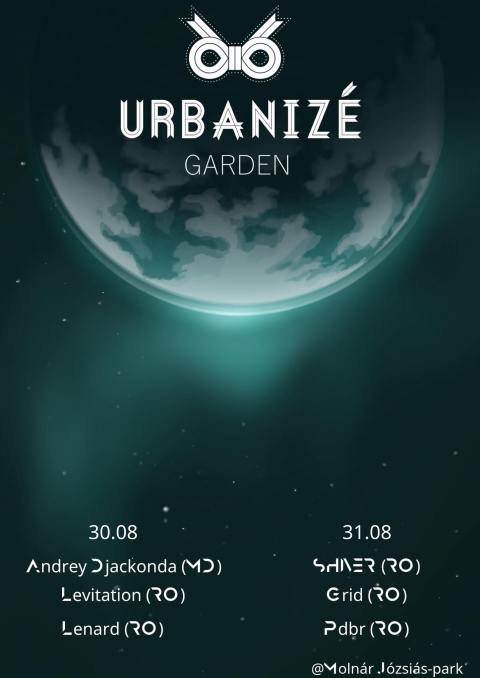 Urbaniz Garden a 2019-es Őszi Sokadalomban - A 2019-es Őszi Sokadalom keretn bell kerl megszervezsre az Urbaniz Garden a Molnr Jzsis Parkban Kzdivsrhelyen, augusztus 30-n pnteken s 31-n szombaton esti 21 rai kezdettel.

Fellpnek:
Pntek:
Andrey Djackonda (MD)
Levitation (RO)
Lenard (RO)

Szombat:
DJ Shiver (RO)
Grid (RO)
PDBR (RO)

FB. esemny itt:
https://www.facebook.com/events/352249692155207/